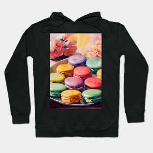 Watercolor macarons Hoodie